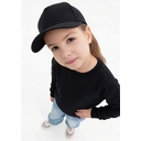 Бейсболка детская STAN 5 клиньев хлопок 150, 10J, Чёрный,  (20)  (52-54/ONE SIZE)