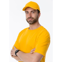 Бейсболка STAN 5 клиньев хлопок 150, 10L, Жёлтый,  (12/1)  (56-58/ONE SIZE)