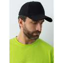 Бейсболка STAN 5 клиньев хлопок, 260, 112, Чёрный,  (20)  (56-58/ONE SIZE)