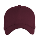 Бейсболка STAN 5 клиньев хлопок, 260, 112, Бордовый,  (66)  (56-58/ONE SIZE)
