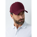 Бейсболка STAN 5 клиньев хлопок, 260, 112, Бордовый,  (66)  (56-58/ONE SIZE)