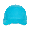 Бейсболка с кантом STAN 5 клиньев хлопок 280, 11K, Бирюзовый,  (32)  (56-58/ONE SIZE)