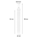Ремувка 888, Белый,  (10/1)  (2,2*15 см/ONE SIZE)
