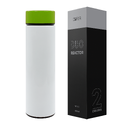 Термос Reactor duo white с датчиком температуры (белый с салатовым)