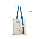 Шоппер Superbag (неокрашенный с голубым)
