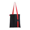 Шоппер Superbag black (чёрный с красным)