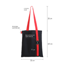Шоппер Superbag black (чёрный с красным)