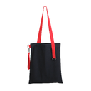 Шоппер Superbag black с ремувкой 4sb (чёрный с красным)