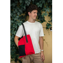 Шоппер Superbag Color (красный с чёрным)