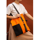 Шоппер Superbag Color (оранжевый с чёрным)