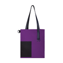 Шоппер Superbag Color (фиолетовый с черным)