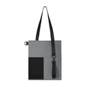 Шоппер Superbag Color (серый с чёрным)