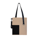 Шоппер Superbag Color (бежевый с чёрным)