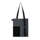 Шоппер Superbag Color (темно-серый с чёрным)