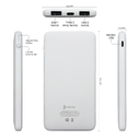 Внешний аккумулятор Bplanner Power 1 ST, софт-тач, 5000 mAh (Белый)