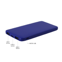 Внешний аккумулятор Bplanner Power 1 ST, софт-тач, 5000 mAh (Синий)
