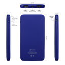 Внешний аккумулятор Bplanner Power 1 ST, софт-тач, 5000 mAh (Синий)