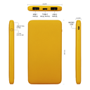 Внешний аккумулятор Bplanner Power 1 ST, софт-тач, 5000 mAh (Желтый)