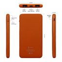 Внешний аккумулятор Bplanner Power 1 ST, софт-тач, 5000 mAh (Оранжевый)