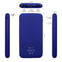Внешний аккумулятор Bplanner Power 2 ST, софт-тач, 10000 mAh (Синий)