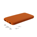 Внешний аккумулятор Bplanner Power 2 ST, софт-тач, 10000 mAh (Оранжевый)