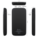 Внешний аккумулятор Bplanner Power 3 ST, софт-тач, 10000 mAh (Черный)