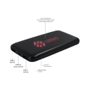 Внешний аккумулятор с подсветкой Bplanner Power 4 ST, 8000 mAh (Красный)