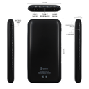 Внешний аккумулятор с подсветкой Bplanner Power 4 ST, 8000 mAh (Красный)