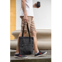 Шоппер Superbag ZIP, с двумя карманами и молнией (черный)