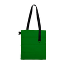Шоппер Superbag Bubble New, стёганый, со скрытой магнитной кнопкой (зеленый с черным)