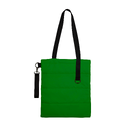 Шоппер Superbag Bubble New, стёганый, со скрытой магнитной кнопкой (зеленый с черным)