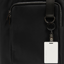 Шоппер Superbag Pocket, с внутренним креплением (карабин) и чехлом для мелочей (черный)