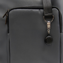 Шоппер Superbag Pocket, с внутренним креплением (карабин) и чехлом для мелочей (серый с черным)