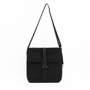 Шоппер Superbag Companion, с тремя отделениями, боковым креплением (карабин) и карманом (черный)