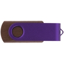 Флешка TWIST WOOD COLOR Темное дерево с фиолетовым 4014.32.11.4ГБ