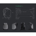 Рюкзак KORIN ClickPack Pro 46х34х16 см, комбинированный черный/серый