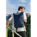 Антикражный водонепроницаемый рюкзак Urban Flap-Top, темно-синий