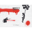 Блокнот линованный Pininfarina Banksy Крыса из каменной бумаги, А5