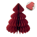 Paper Xmas tree decoration красный
