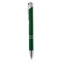 Recycled aluminium ball pen зеленый