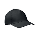 5 panel baseball cap черный