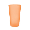 Reusable event cup 500ml прозрачно-оранжевый