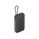 Внешний аккумулятор с встроенным кабелем Xiaomi Power Bank (Integrated Cable), 20000 мАч