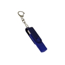 USB 2.0- флешка на 16 Гб с поворотным механизмом и дополнительным разъемом Type-C