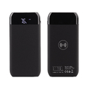 Беспроводное зарядное устройство "ShineMax SOFTTOUCH", 10000 mAh с подсветкой логотипа и цифровым индикатором заряда