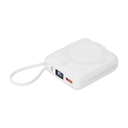 Внешний аккумулятор с подсветкой Риттер PD (Ritter PD) 10000mAh с функцией беспроводной зарядки 15W, белый