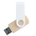 Флешка TWIST WOOD COLOR Светлое дерево с белым 4014.31.07.32ГБ3.0