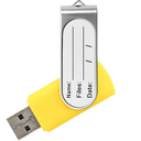 Флешка TWIST STICKER Желтая 4110.04.32ГБ