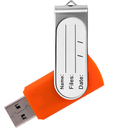 Флешка TWIST STICKER Оранжевая 4110.05.4ГБ