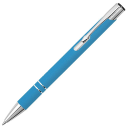 Ручка шариковая Legend Soft Touch, голубой